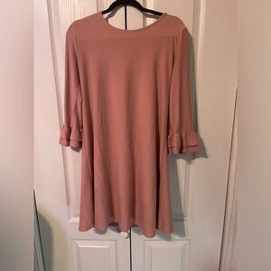 pink rose vintage dress-